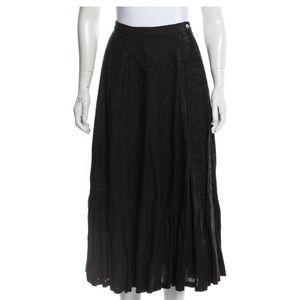 Michael Kors Linen midi skirt.